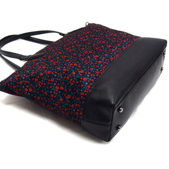 COACH SATCHEL IN RANCH FLORAL PRINT NYLON - Picture 4 of 5